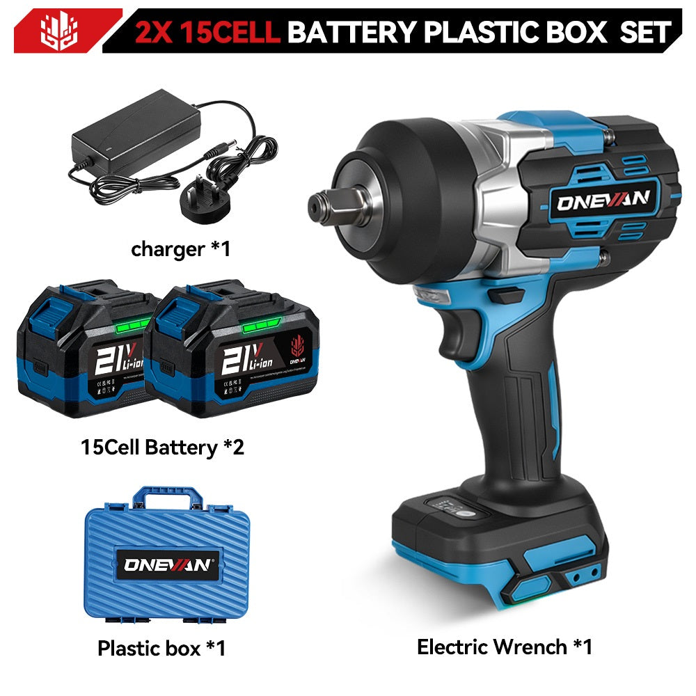 ONEVAN Llave de impacto eléctrica sin escobillas 1/2" 1200N.m | Para batería Makita de 18V