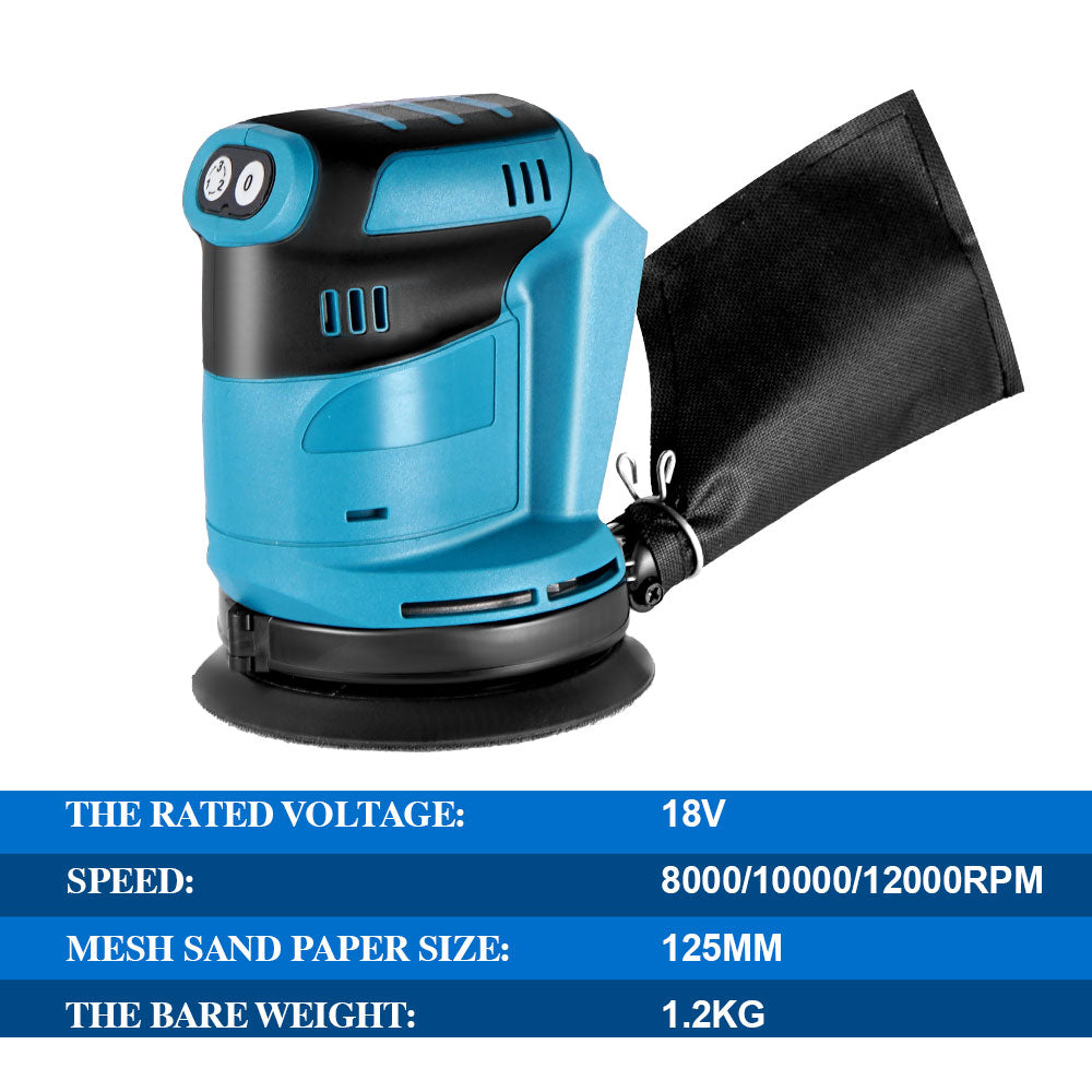 ONEVAN 125mm 3Speed Random Orbital Electric Sander