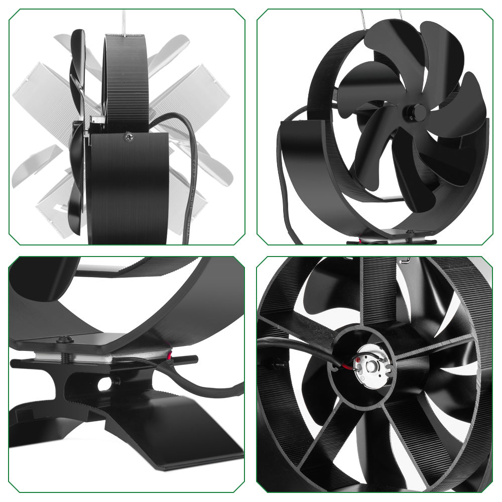 ONEVAN 3-in-1 High Temperature Resistant Thermodynamic Fireplace Fan
