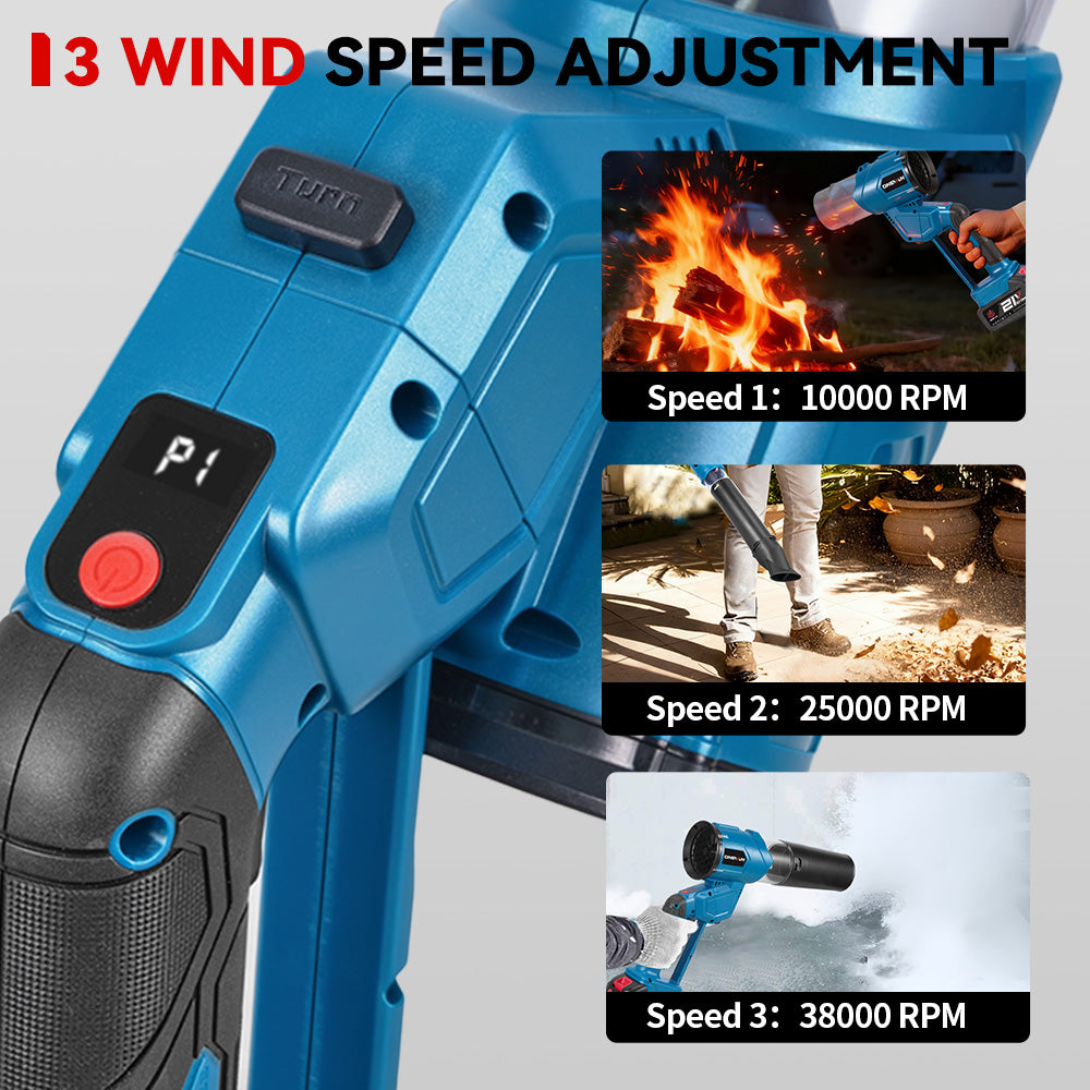 ONEVAN Brushless Cordless Turbo Blower With Ductless Motor | For Makita 18V Battery