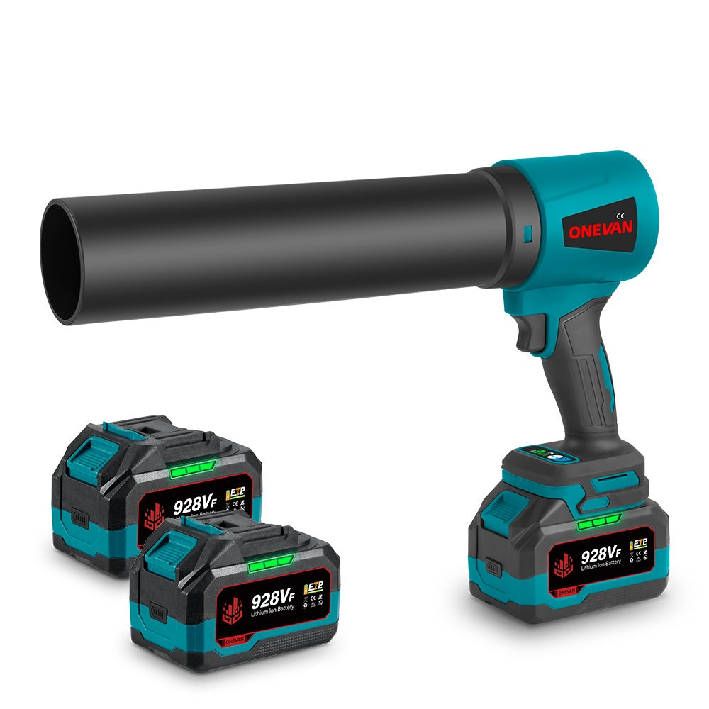 Ventilador turbo sem escovas e sem fio ONEVAN de 4000 W, soprador de neve de alta pressão | Para bateria Makita de 18 V