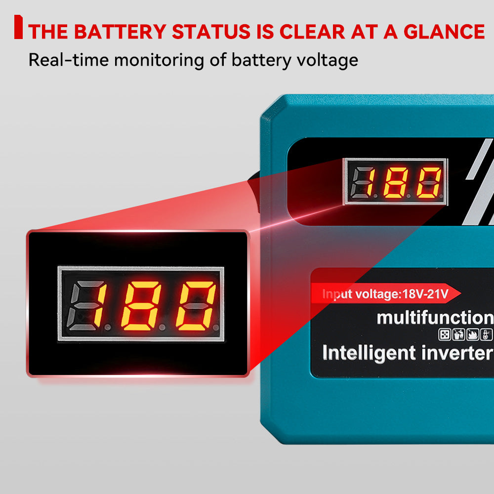 ONEVAN 120W Portable Power Inverter | For Makita 18V Battery