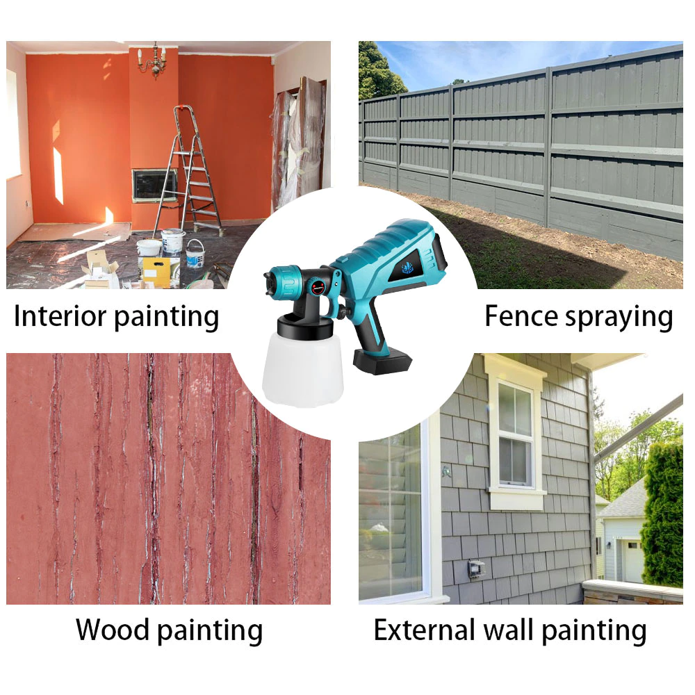 ONEVAN Electric Spray Gun High Power Household Paint