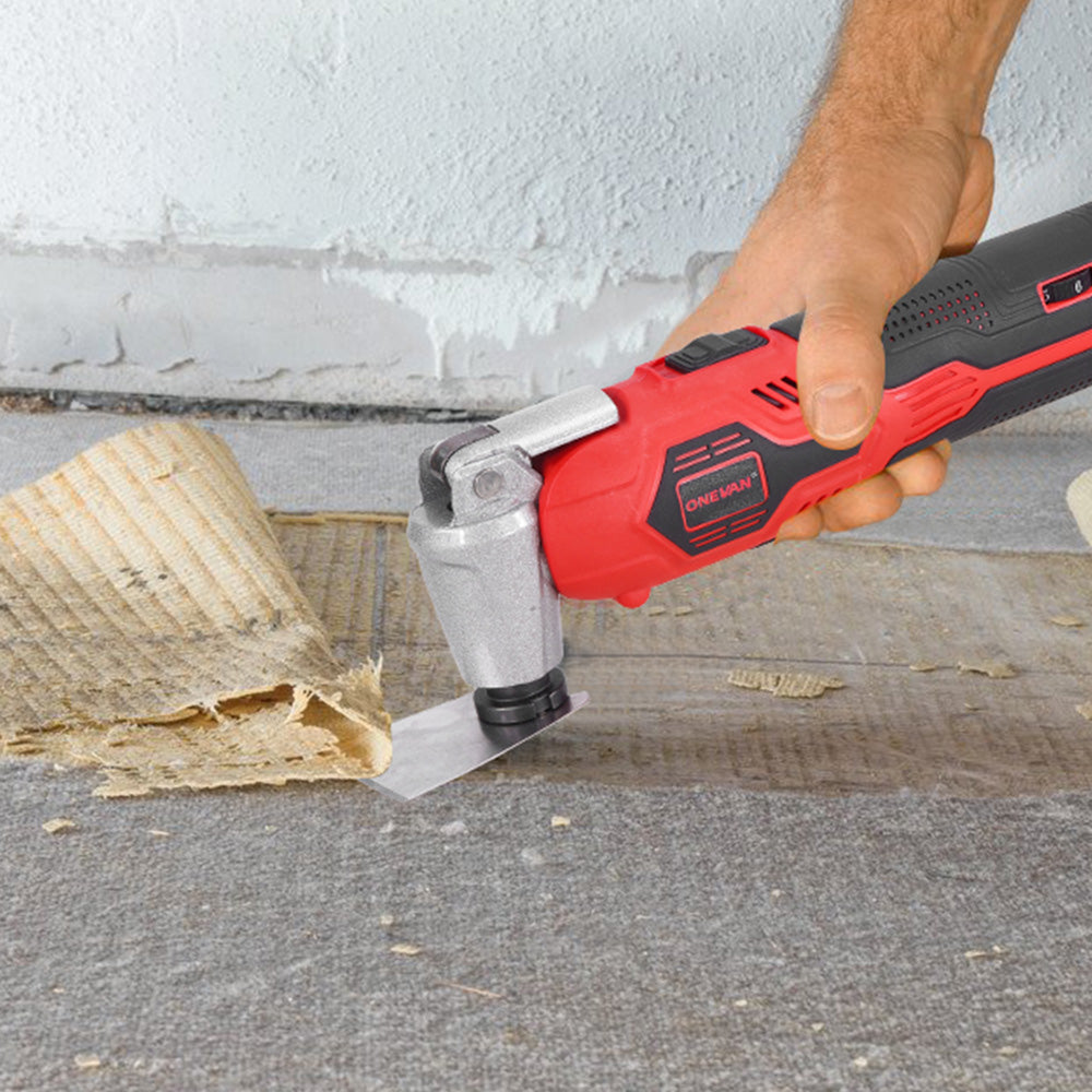 Herramienta multiusos oscilante inalámbrica ONEVAN de 6 velocidades | Para batería Makita de 18-21 V