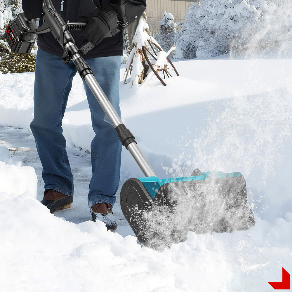 ONEVAN - Pala quitanieves inalámbrica de 3000 W, plegable y de mano, sin escobillas | Para batería Makita de 18 V
