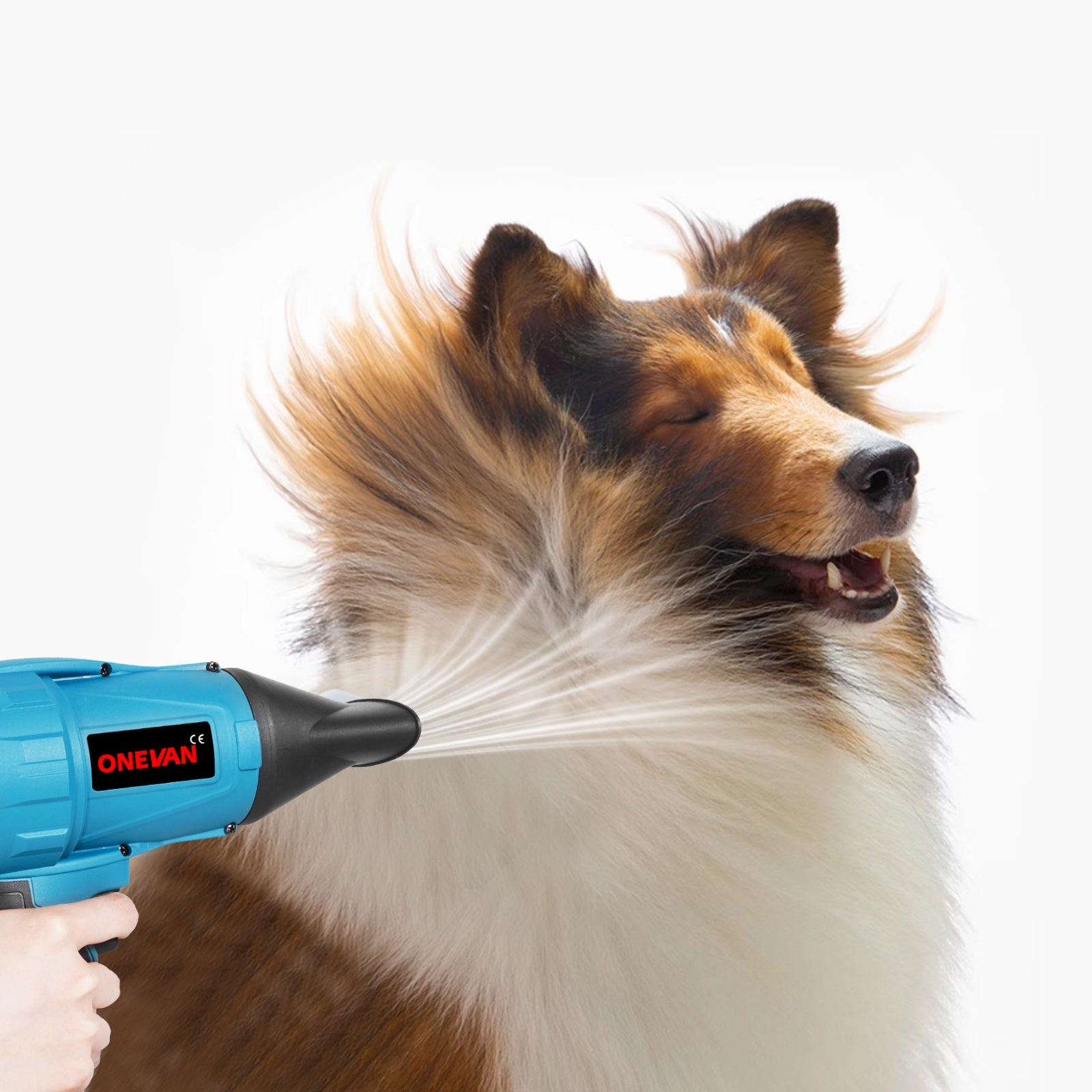 ONEVAN 3500W Brushless Ducted Turbo Fan Cordless Snow Blower | For Makita 18V Battery