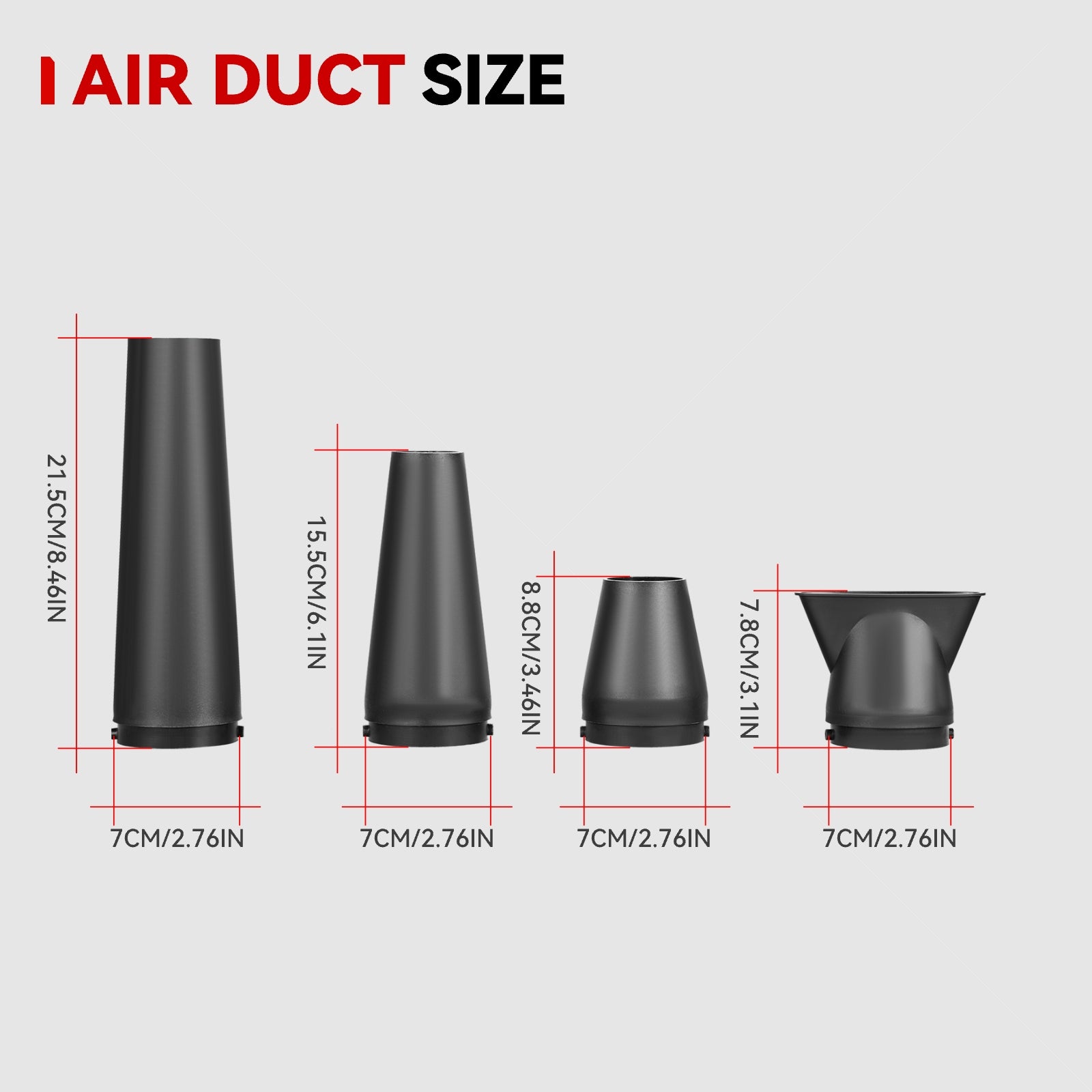 ONEVAN 3500W Brushless Ducted Turbo Fan Cordless Snow Blower | For Makita 18V Battery