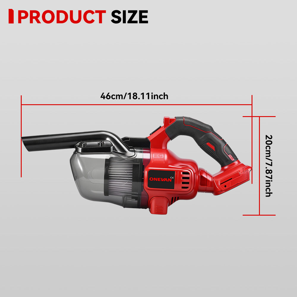 ONEVAN 0.7L Cordless Handheld Vacuum Cleaner | For Makita 18V Battery