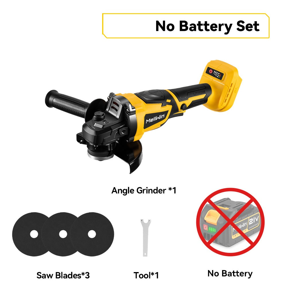 ONEVAN 125mm Brushless Cordless Angle Grinder Kit 3 Gears | For Makita 18V Battery