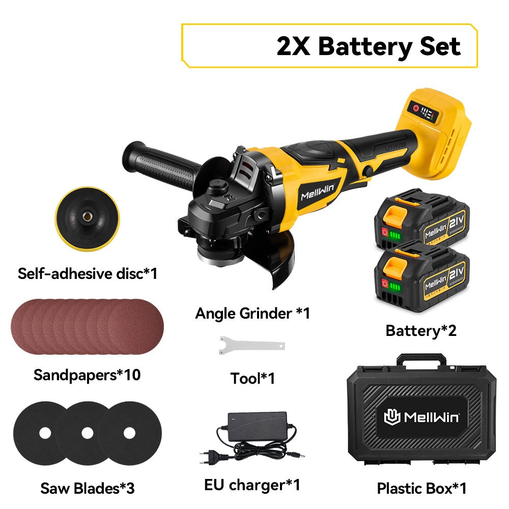 ONEVAN 125mm Brushless Cordless Angle Grinder Kit 3 Gears | For Makita 18V Battery