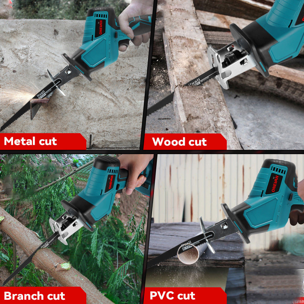 ONEVAN 15mm Brushless Cordless Reciprocating Saw | For Makita 18V Battery