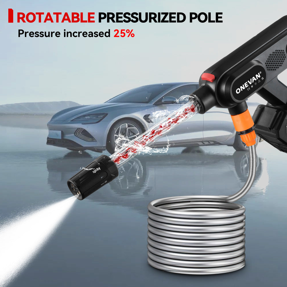 ONEVAN 16Bar (232 PSI) Spiral Boost Cordless High-Pressure Washer | For Makita 18V Battery