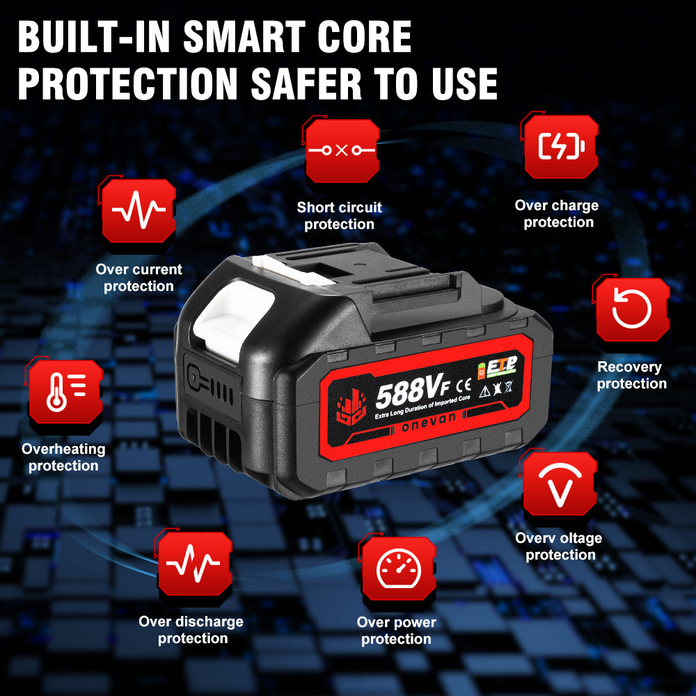 ONEVAN 18-21V Rechargeable Lithium-Ion Battery