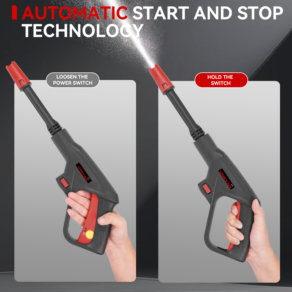 ONEVAN 4000W 220Bar Cordless High Pressure Cleaner | For Makita 18V-21V Battery