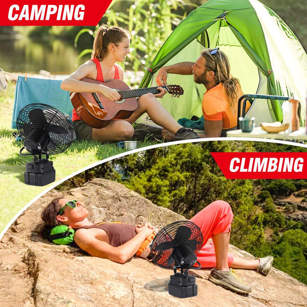 ONEVAN Outdoor Rechargeable Cordless Fan