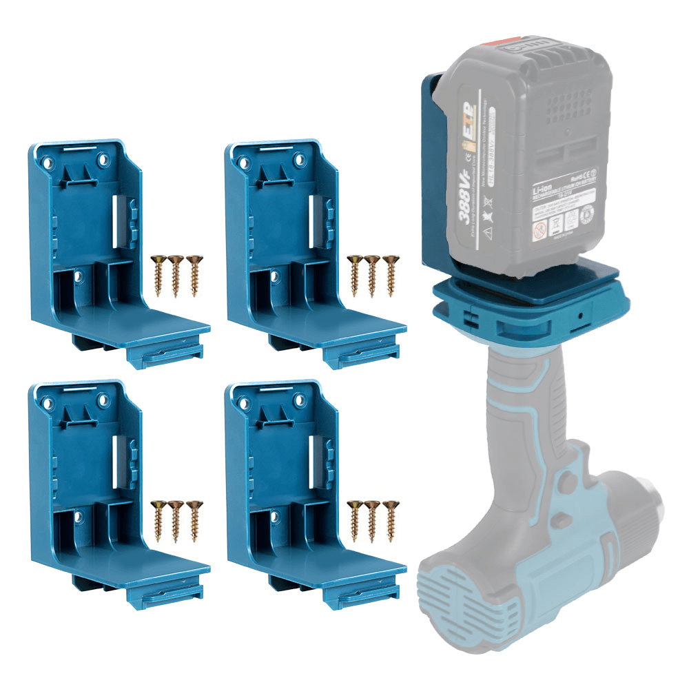 ONEVAN 2-IN-1 Power Tool Holder Battery Mount Hanger Case