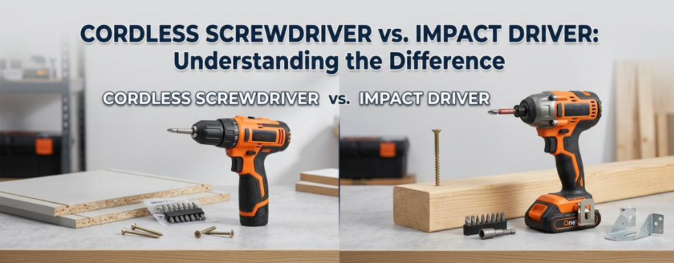 Cordless Screwdriver vs. Impact Driver: Understanding the Difference