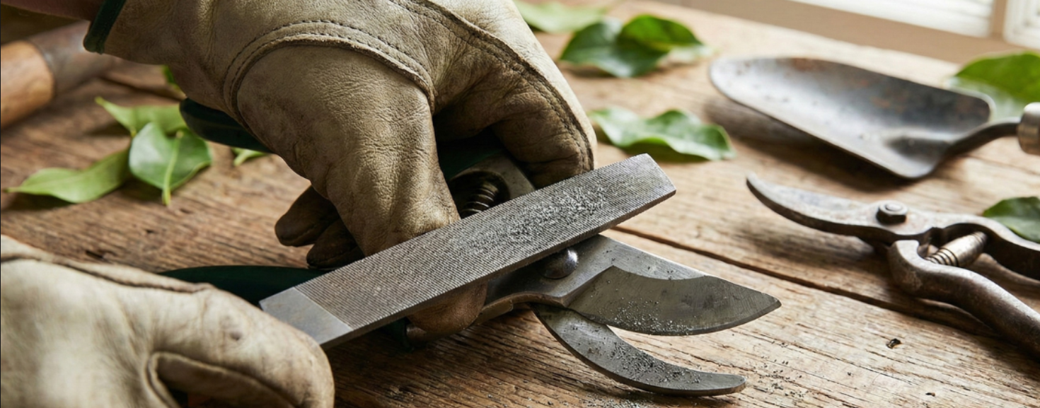 How to Sharpen Garden Shears