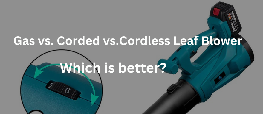 Gas vs. Corded vs.Cordless Leaf Blower: Which Is Better?