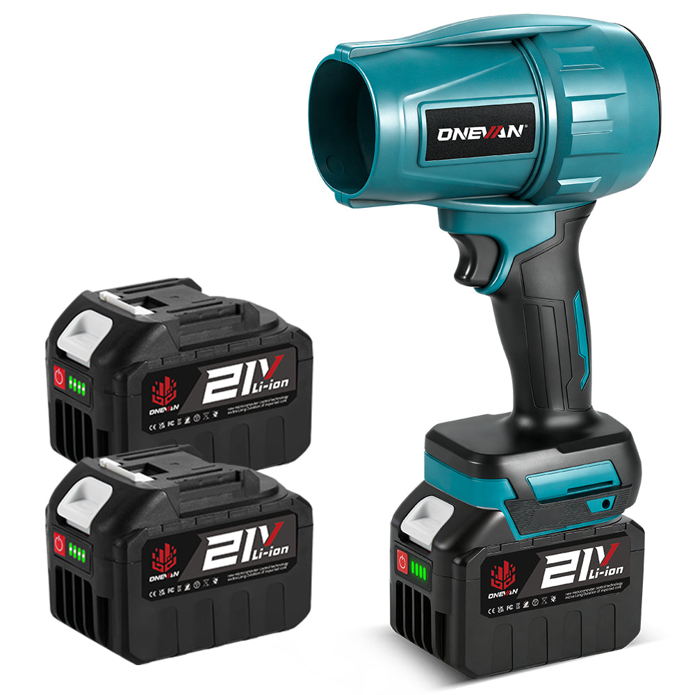 ONEVAN Turbocharged Brushless Blower High-Performance Wind Machine (Upgraded 4.5Ah) | For Makita 18V Battery