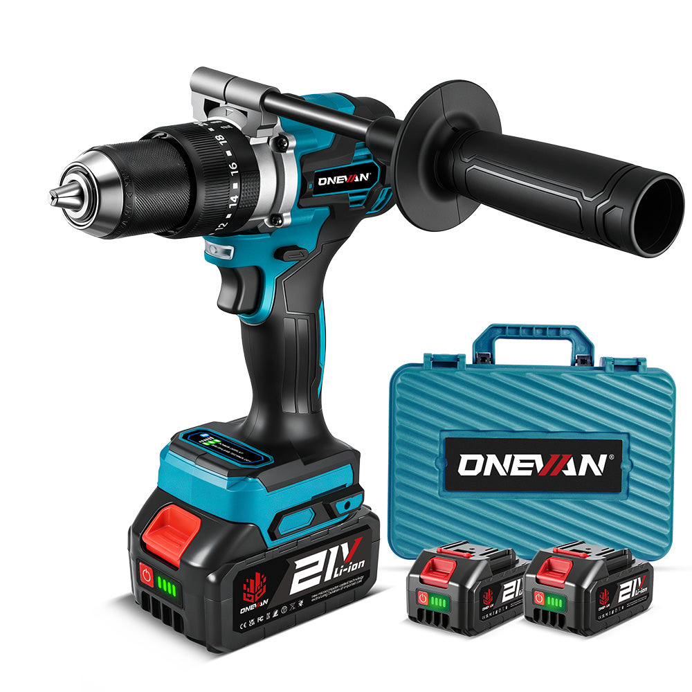 ONEVAN 140N·m 13mm Brushless Cordless Drill 20+3 Torque | For Makita 18V Battery