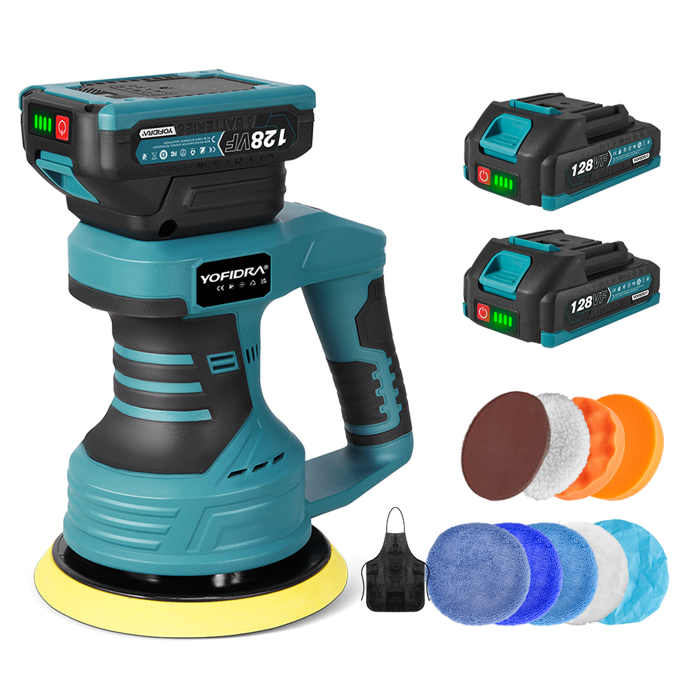 ONEVAN 150mm 8-Gear Cordless Car Polisher | For Makita 18V–21V Battery