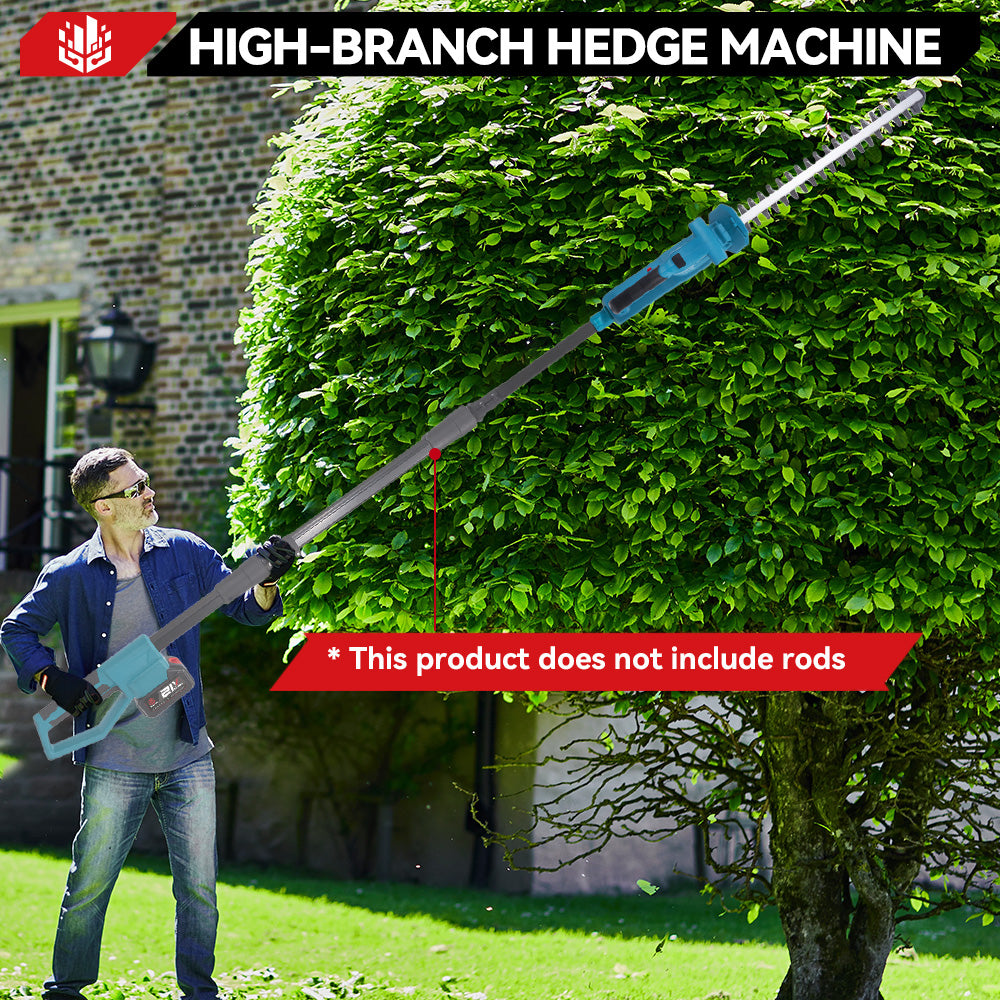 ONEVAN 20 Inch Cordless Hedge Trimmer Compatible with Extension Pole