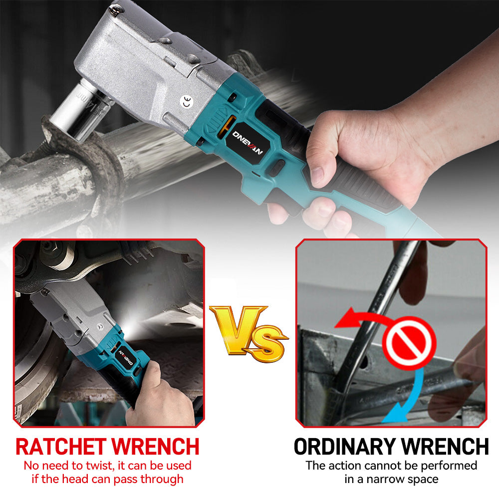 ONEVAN 1/2'' 1000N·m Brushless Cordless Ratchet Wrench | For Makita 18V Battery