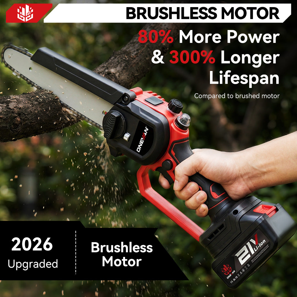 ONEVAN 8" Cordless Brushless Outdoor Pruning Saw | For Makita 18V Battery