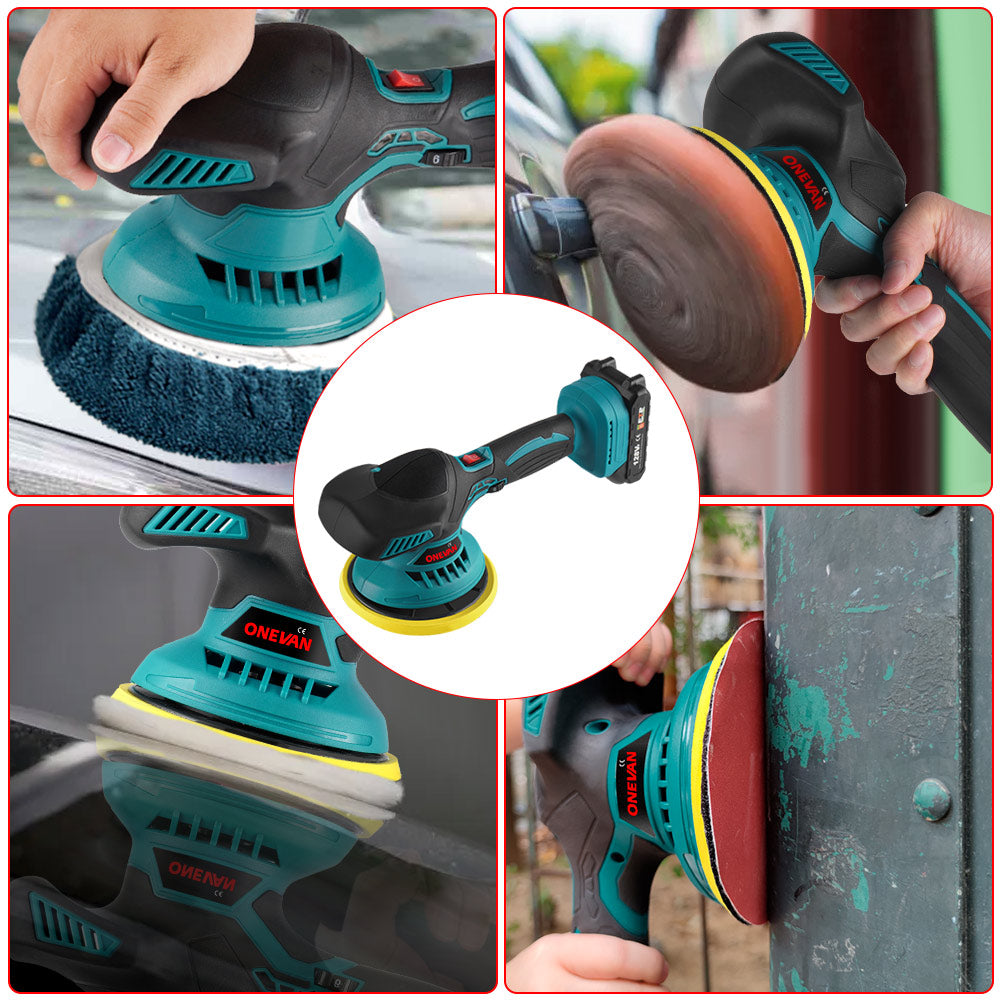 ONEVAN 7000RPM Brushless Cordless Mini Car Polishing Machine | For Mak