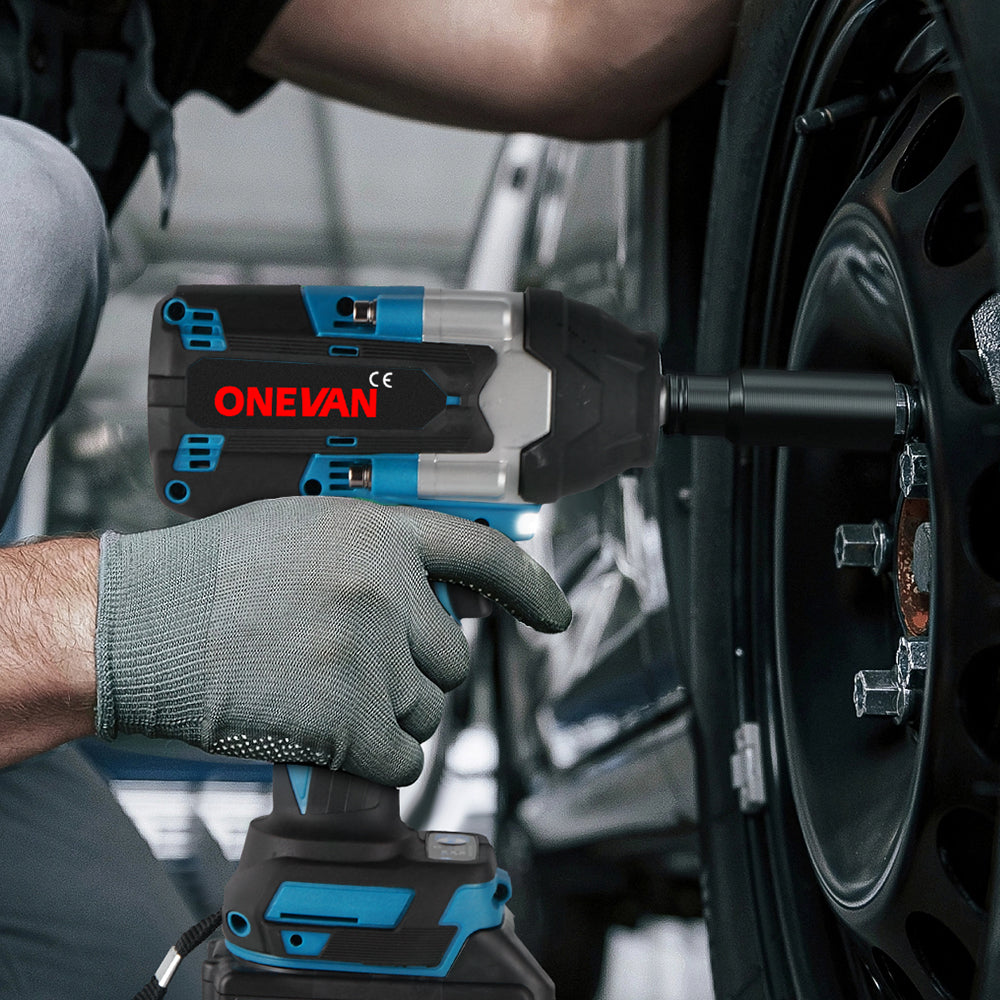 ONEVAN 1/2" 1800N·m Torque Brushless Cordless Impact Wrench | For Makita 18V Battery
