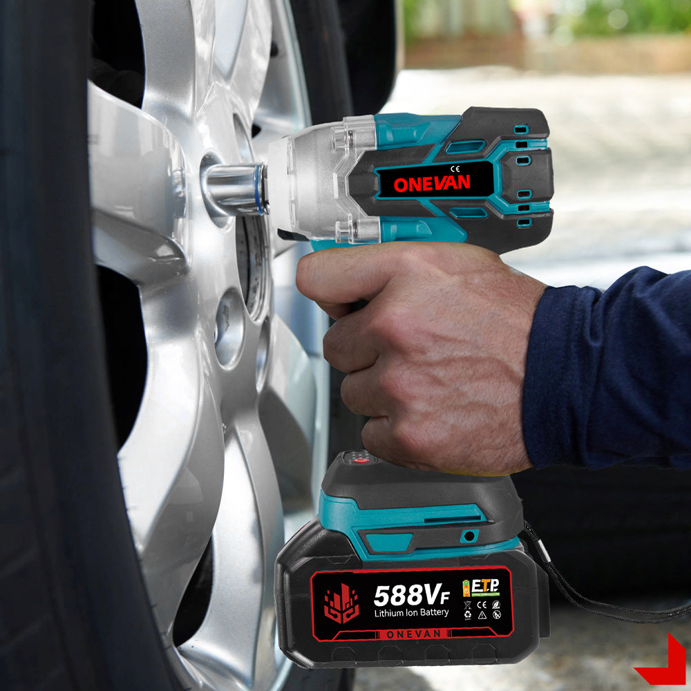 ONEVAN 1/2" 520N·m Cordless Impact Wrench | For Makita 18V Battery