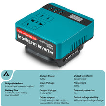 ONEVAN 120W Power Inverter DC 18V To 220V Inverter Adapter For Home Appliances For Makita 18V Battery