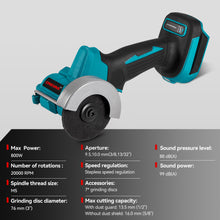 ONEVAN 76mm Brushless Cordless Angle Grinder | For Makita 18V Battery