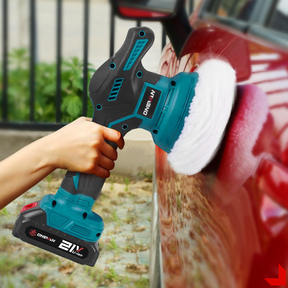 ONEVAN 8-Speed Digital Orbital Polisher, 150mm Pad, 2500–5000RPM | For Makita 18V Battery