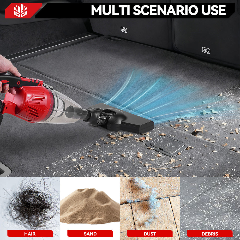 Aspiradora de mano inalámbrica ONEVAN de 0,6 l | Para batería Makita de 18 V