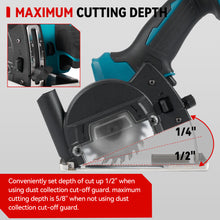 ONEVAN 76mm Brushless Cordless Angle Grinder | For Makita 18V Battery