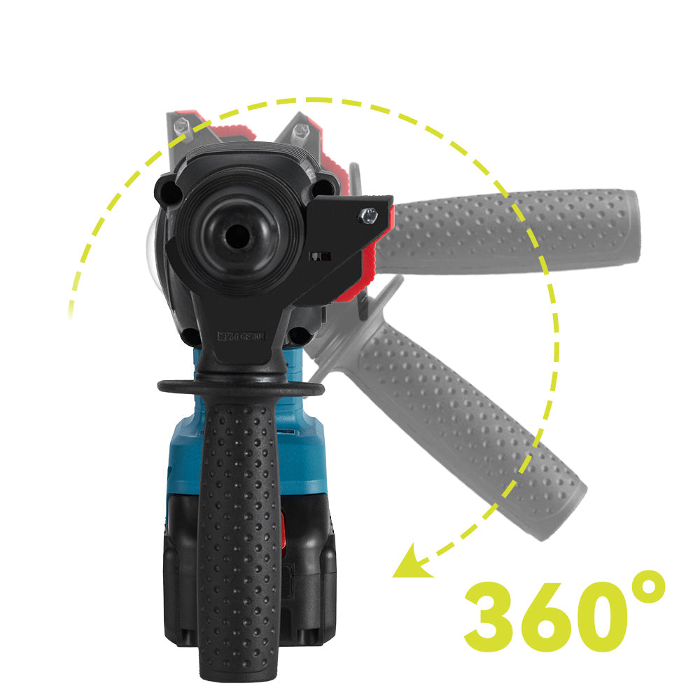 Taladro percutor inalámbrico ONEVAN de 26 mm y 1680 W sin escobillas | Para batería Makita de 18 V
