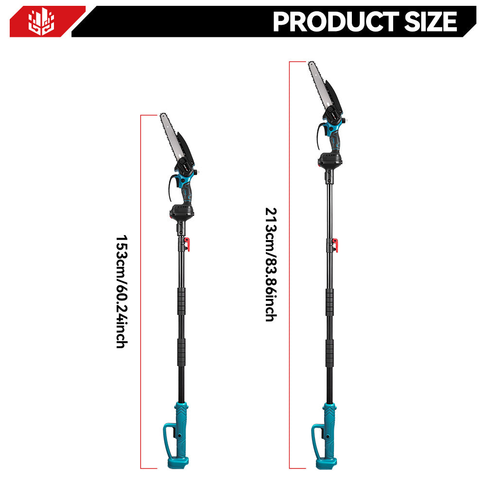 ONEVAN 8" Brushless Pole Saw Kit – 1.7m Extendable