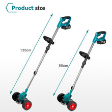 ONEVAN 3000W Cordless Lawn Mower Brushed String Trimmer Foldable Weed Eater | For Makita 18V Battery