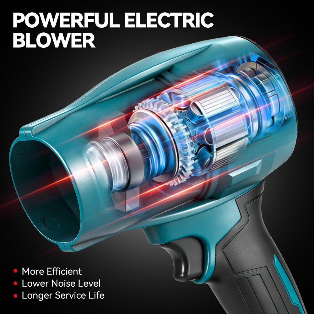 ONEVAN 2 EN 1 Soplador de aire eléctrico potente inalámbrico plegable de mano | Para batería Makita de 18V