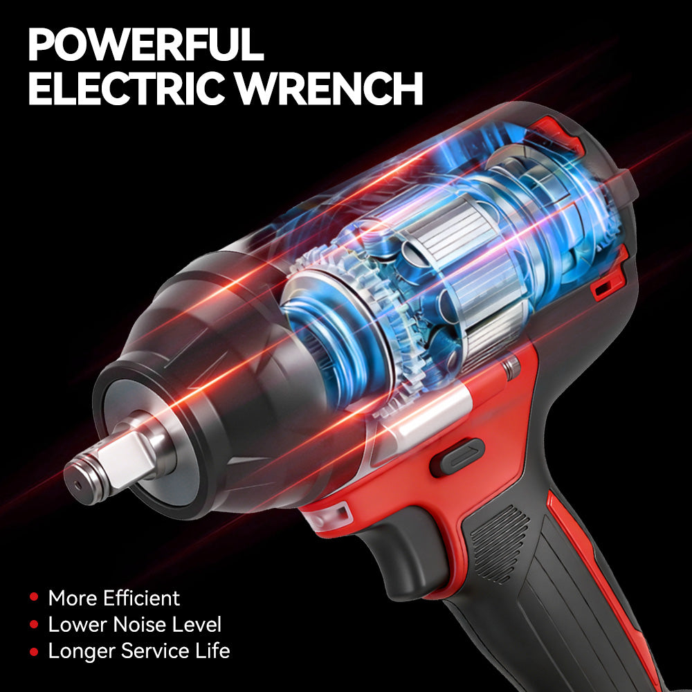 ONEVAN 1/2" 1800N·m Torque Brushless Cordless Impact Wrench | For Makita 18V Battery