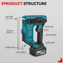 ONEVAN Cordless Brushless Electric Nail Guns | For Makita 18V Battery