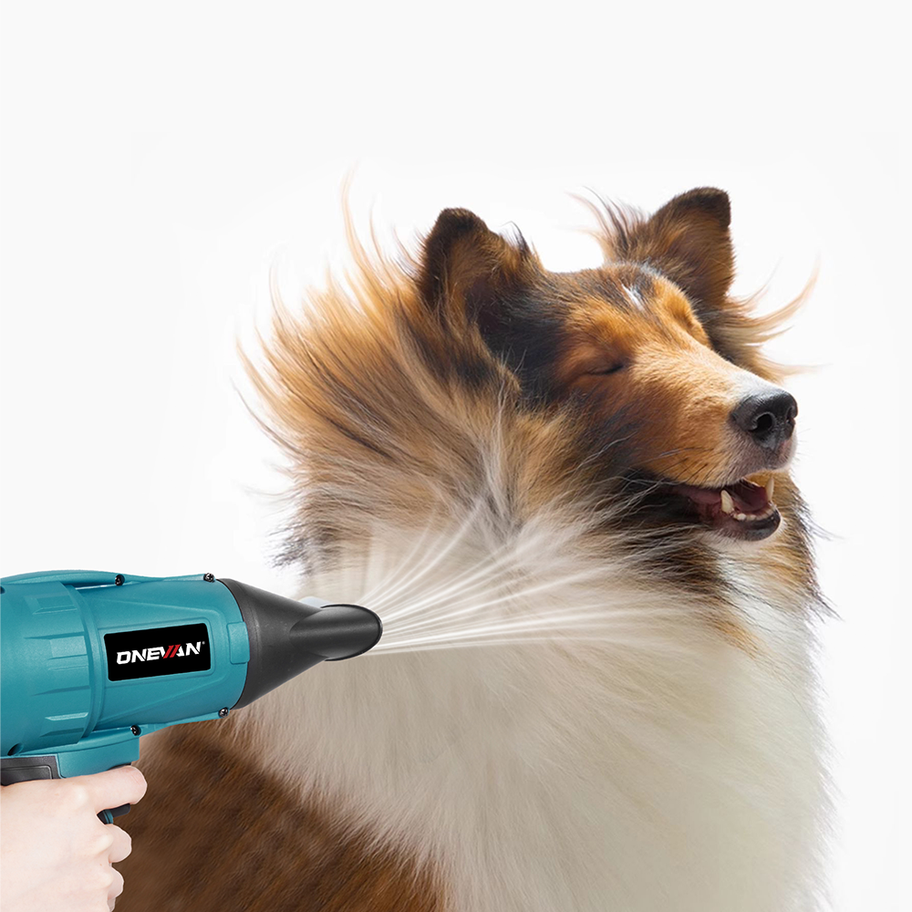 ONEVAN Brushless Ducted Turbo Fan Cordless Leaf & Snow Blower | For Makita 18V Battery