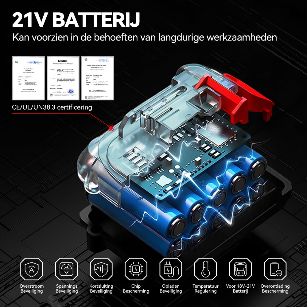 ONEVAN 135mm Brushless Cordless Jigsaw ±45 ° Bevel Capacity | For Makita 18V Battery