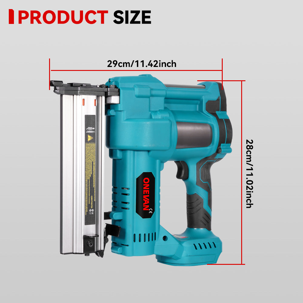 Clavadora y grapadora inalámbrica ONEVAN 2 en 1 sin escobillas | Para batería Makita de 18 V