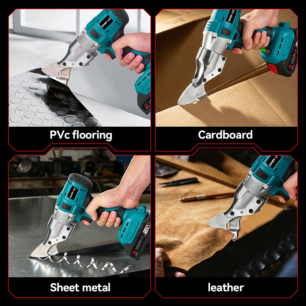 Tijeras eléctricas inalámbricas para metal ONEVAN | Para batería Makita de 18 V