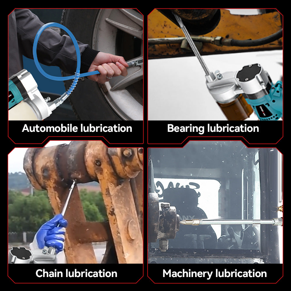 ONEVAN 10000PSL Cordless Electric High-Pressure Car Grease Gun | For Makita 18V Battery