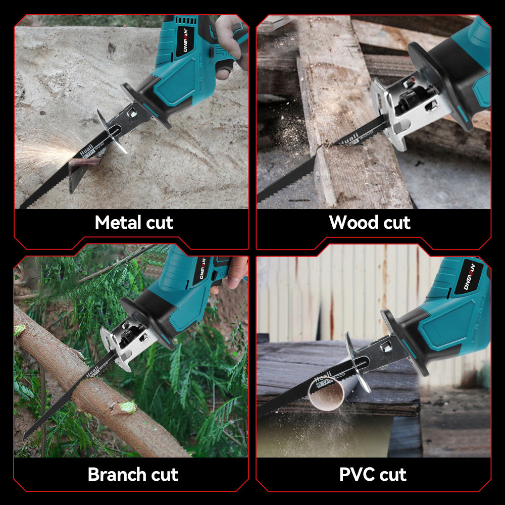 ONEVAN 15mm Brushless Cordless Reciprocating Saw | For Makita 18V Battery