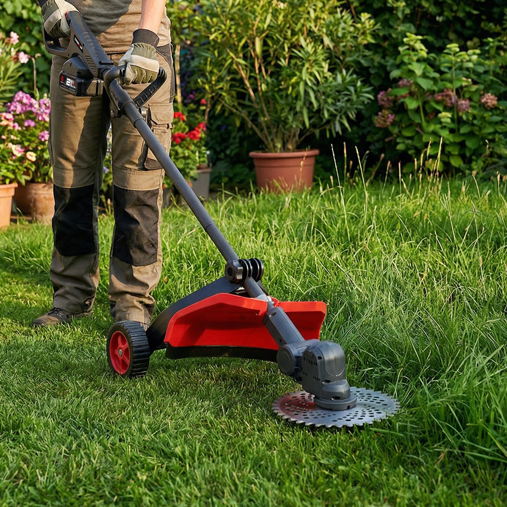 Recortadora de césped inalámbrica ONEVAN de 10" sin escobillas – Ajustable y portátil | Para batería Makita de 18 V